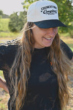 Black Crunchy Conspiracy Cap