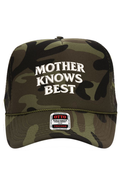 Mother Knows Camo Trucker Cap