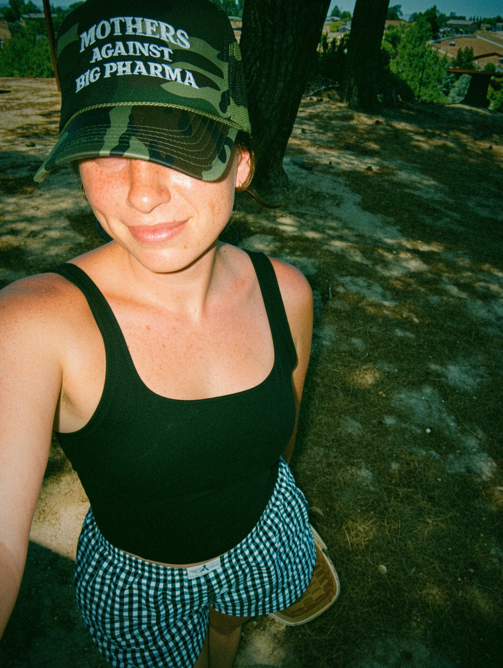 Mothers Against Camo Trucker Cap